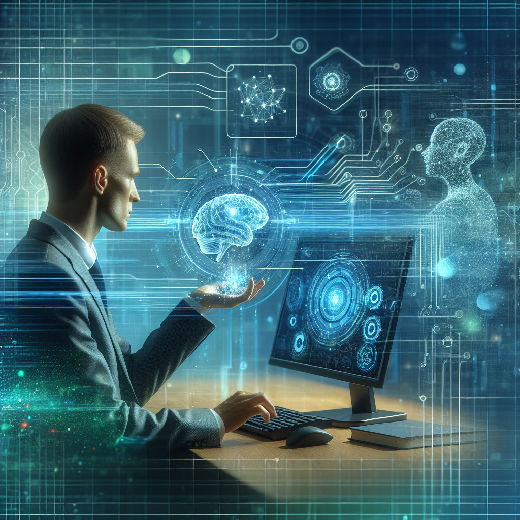 profissional utilizando inteligência artificial