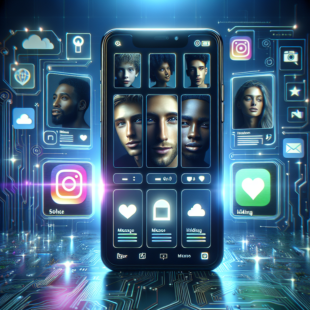 Interface do Instagram mostrando recursos ocultos